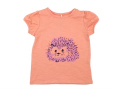 Soft Gallery t-shirt Frannie tawny orange hedgy